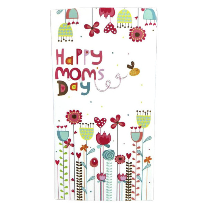 Листівка Happy Moms Day 70 х 135 мм, VTP, 10 шт. Листівка Happy Moms Day 70 х 135 мм, VTP, 10 шт.