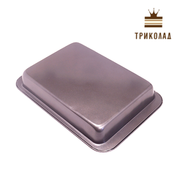 Форма тефлонова сірого кольору, 37*25*5 см, VT