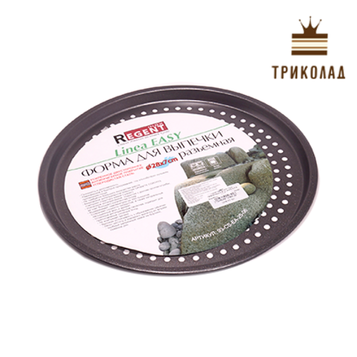 Форма тефлонова для піци перфорована d 28 см, внутр d 26,5 см, VT Форма тефлонова для піци перфорована d 28 см, внутр d 26,5 см, VT