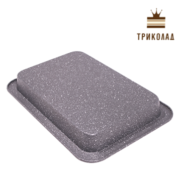Форма тефлонова сіра крихта, 31*21*3,5 см, Китай