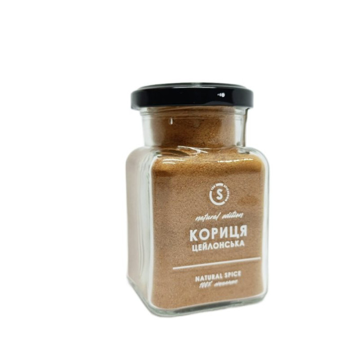 Кориця мелена, спеції у банці (скло) SR, 70 г Кориця мелена, спеції у банці (скло) SR, 70 г
