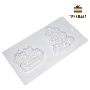 Форма пластикова для шоколаду B-0061 