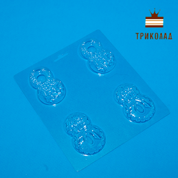 Форма пластикова для шоколаду G-0015 