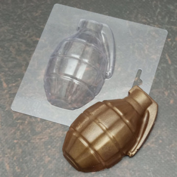 Граната. Форма пластикова для шоколаду D-0073, 1 шт.