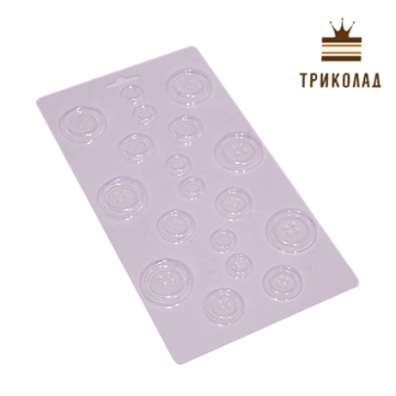 Форма пластиковa для шоколаду B18-001 
