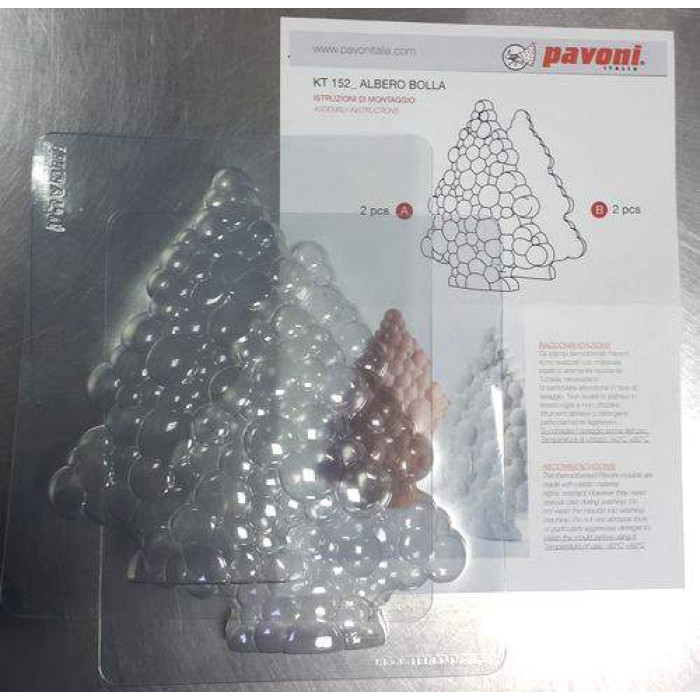 Форма KT152/Albero Bolla, 200 х 160 мм, комплект з 2 частин, Pavoni, Італія