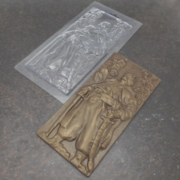Козак. Формa пластиковa для шоколаду 195 х 95 х 9 мм, 1 шт.