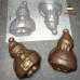 Санта 3D A-0072. Форма пластикова для шоколаду (mold), Україна, 1 шт.