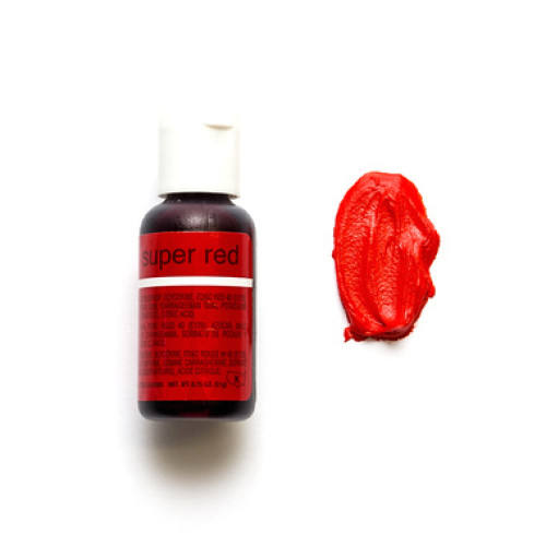 5136 Super Red, харчовий гелевий барвник, Chefmaster, США, 20 г