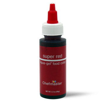 Гелевий барвник Liqua-Gel Super Red, Chefmaster, 65 г