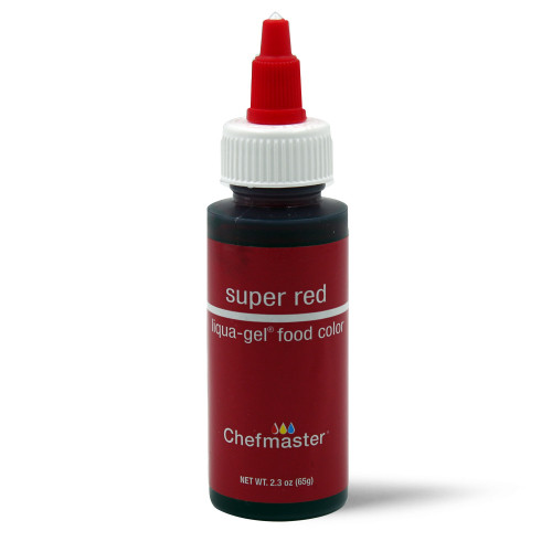 Гелевий барвник Liqua-Gel Super Red, Chefmaster, 65 г