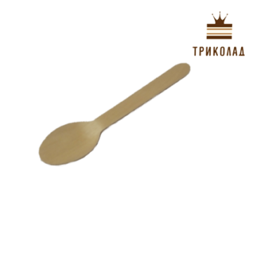 Ложка WS1016 дерев'яна 160 мм (бенто), 10 шт