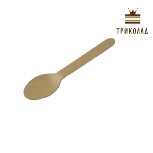 Ложка WS1016 дерев'яна 160 мм (бенто), 10 шт