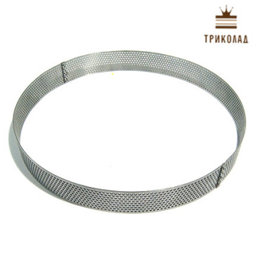 Форма кругла перфорована 16*2,5 см, 1 шт.