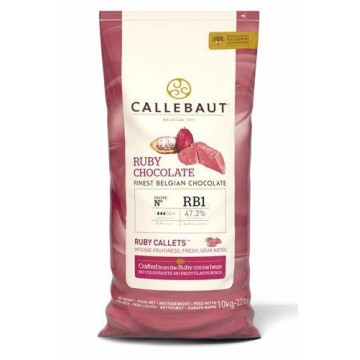 Шоколад кувертюр Ruby Callebaut 47,3 %, 100 г