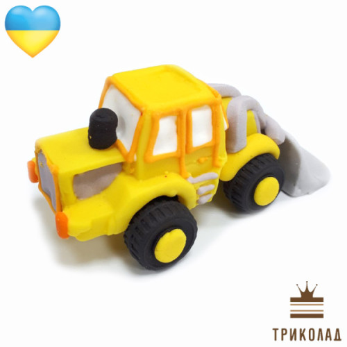 Трактор 11 х 7 х 5 см. Кондитерська прикраса, ТМ Сладо, Україна