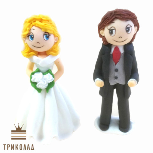 Молодята Love Is... Весільна кондитерська прикраса ТМ Сладо, Україна