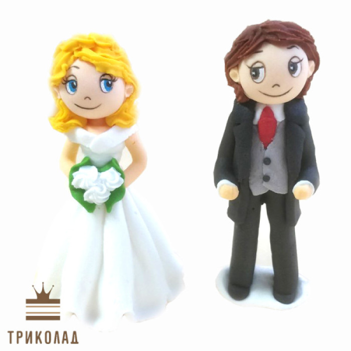 Молодята Love Is... Весільна кондитерська прикраса ТМ Сладо, Україна Молодята Love Is... Весільна кондитерська прикраса ТМ Сладо, Україна