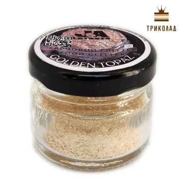 Golden Topaz / Золотий топаз. Глітер харчовий (блиск) ТМ Latarte, 5 г