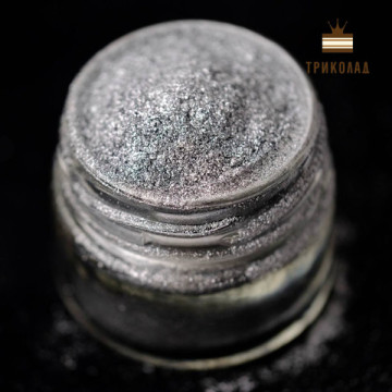 Silver / Срібло. Харчовий блиск ТМ Latarte, 5 г