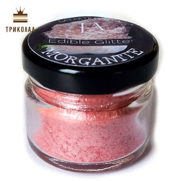 Morganite / Морганіт. Глітер харчовий (блиск) ТМ Latarte, 5 г