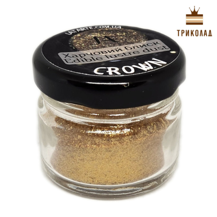 Crown / Корона (золото) Харчовий блиск ТМ Latarte, 5 г Crown / Корона (золото) Харчовий блиск ТМ Latarte, 5 г