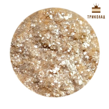 Golden Topaz / Золотий топаз. Глітер харчовий (блиск) ТМ Latarte, 5 г
