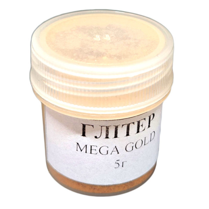 Глітер золотий Mega Gold Kuncai 5 г