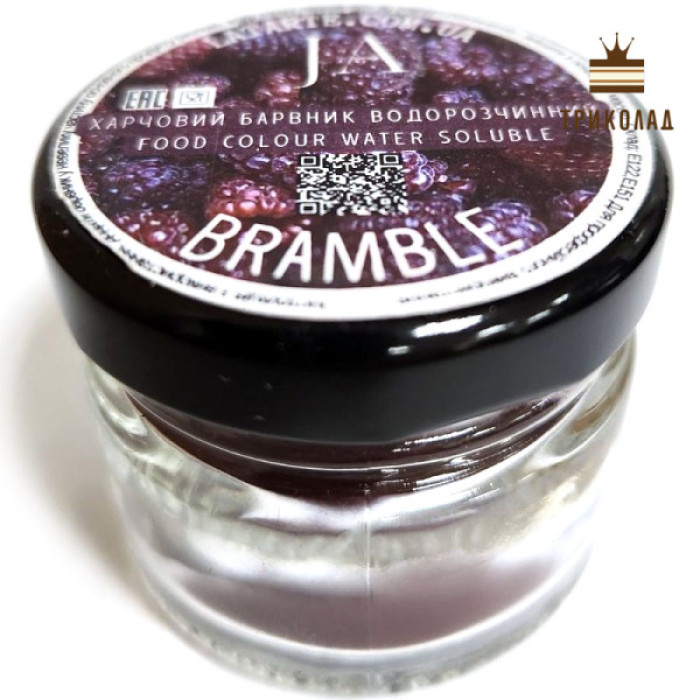 Bramble. Водорозчинний харчовий барвник ТМ Latarte, 10 г Bramble. Водорозчинний харчовий барвник ТМ Latarte, 10 г