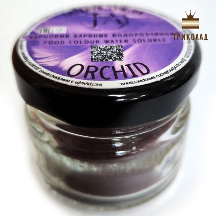 Orchid. Водорозчинний харчовий барвник ТМ Latarte, 10 гр Orchid. Водорозчинний харчовий барвник ТМ Latarte, 10 гр