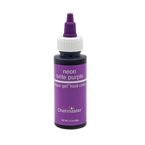Гелевий барвник яскраво-фіолетовий Liqua-Gel Neon Brite Purple, Chefmaster, 65 г
