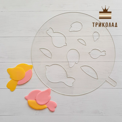 Трафарет кондитерський для шоколаду 