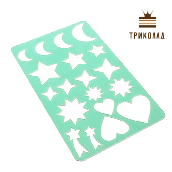 Трафарет кондитерський для шоколаду Трафарет кондитерський для шоколаду
