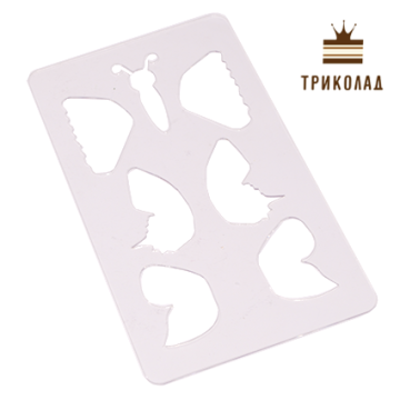 Кондитерський трафарет для шоколаду 