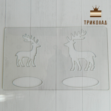 Кондитерський трафарет для шоколаду 