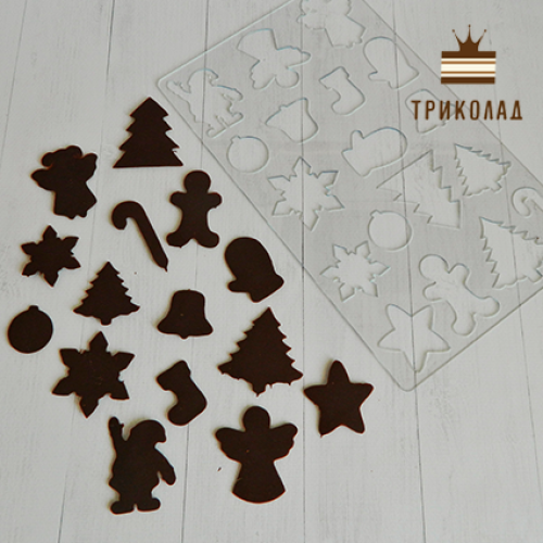Кондитерський трафарет для шоколаду 