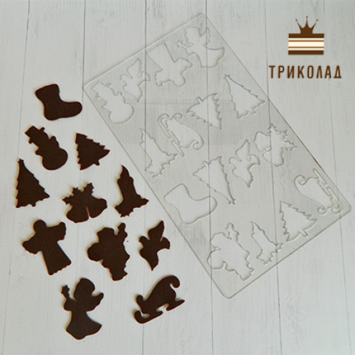 Трафарет кондитерський для шоколаду 