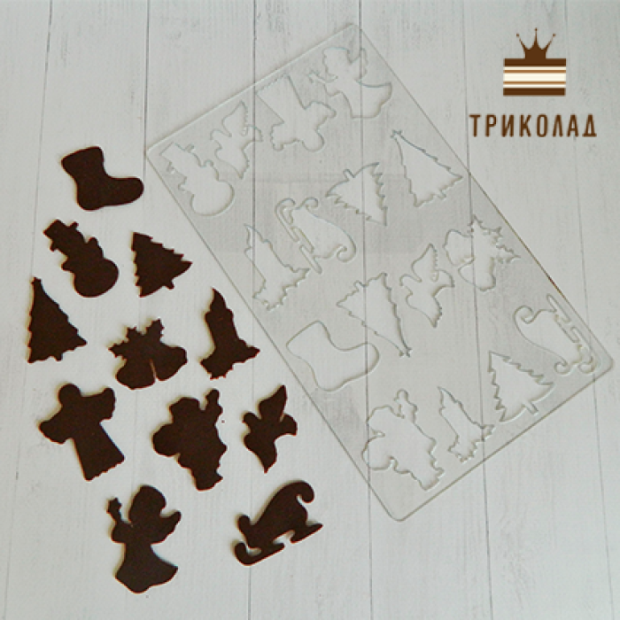 Трафарет кондитерський для шоколаду Трафарет кондитерський для шоколаду