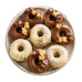 Пончик Donuts D=80 H=28 мм (9 чарунок). Форма силіконова, планшет 285 х 280 х 28 мм. Китай, 1 шт. 