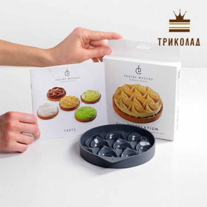 Форма силіконова Tart Tesselation, Динара Касько, 14х2,4 см, 250 мл Форма силіконова Tart Tesselation, Динара Касько, 14х2,4 см, 250 мл