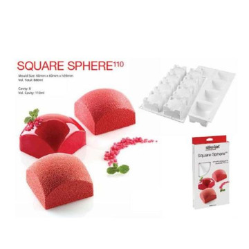 Форма силіконова Square Sphere, Silikomart, Італія, 1 шт