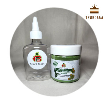 Зелений порошковий харчовий барвник натуральний ТМ Bright Foods, Україна, 50 г