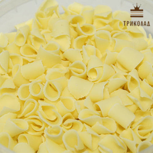 Шоколадне присипання Curis white (закрутки, білий шоколад), 250 г