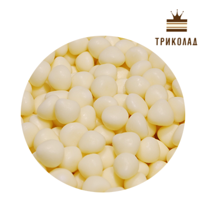 Меренга в білому шоколаді (9-12 мм), Dolciaria-Societa A R.L 600 г Меренга в білому шоколаді (9-12 мм), Dolciaria-Societa A R.L 600 г