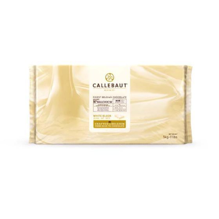 Шоколад білий з цукрозамінником 30,6% моноліт Callebaut, 1 кг Шоколад білий з цукрозамінником 30,6% моноліт Callebaut, 1 кг