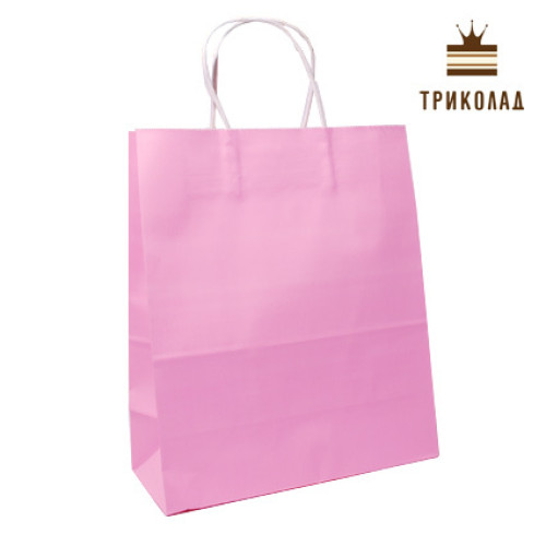 Пакет паперовий з ручками, 22*27*11 см., 