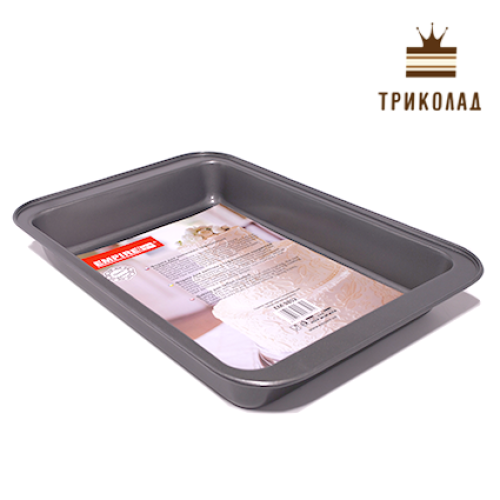 Форма прямокутна для випікання з тефлоновим покриттям 38*27*4,5 см, Empire