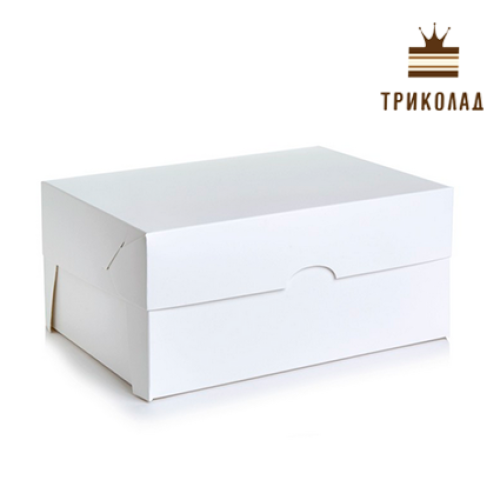 Коробка для 2 капкейків біла без вікна 160*110*85 мм, LP, 3 шт.