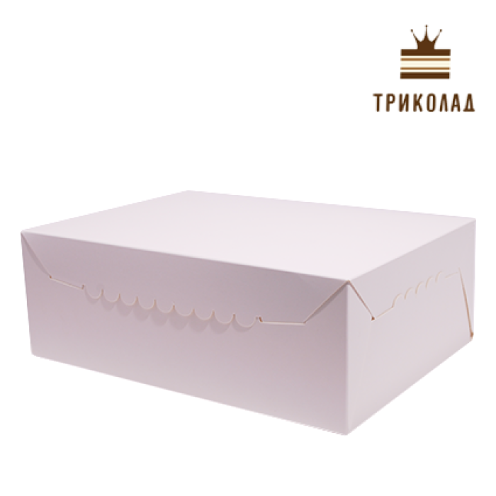 Коробка для 6 капкейків, 25,5*18*9 см, біла без вікна, 3 шт Коробка для 6 капкейків, 25,5*18*9 см, біла без вікна, 3 шт
