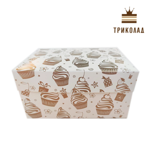 Коробка на 2 капкейки 